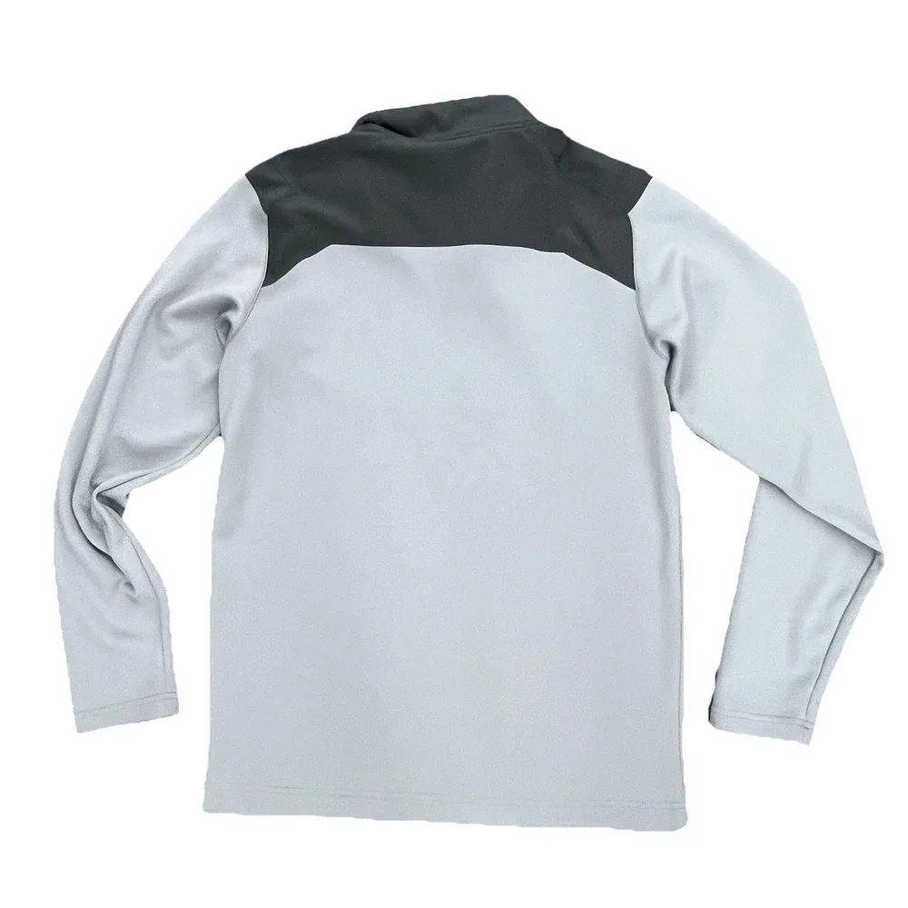 Nike Golf Tour Performance Dri Fit Pullover Quarter Zip Blue Gray Men's Small‎